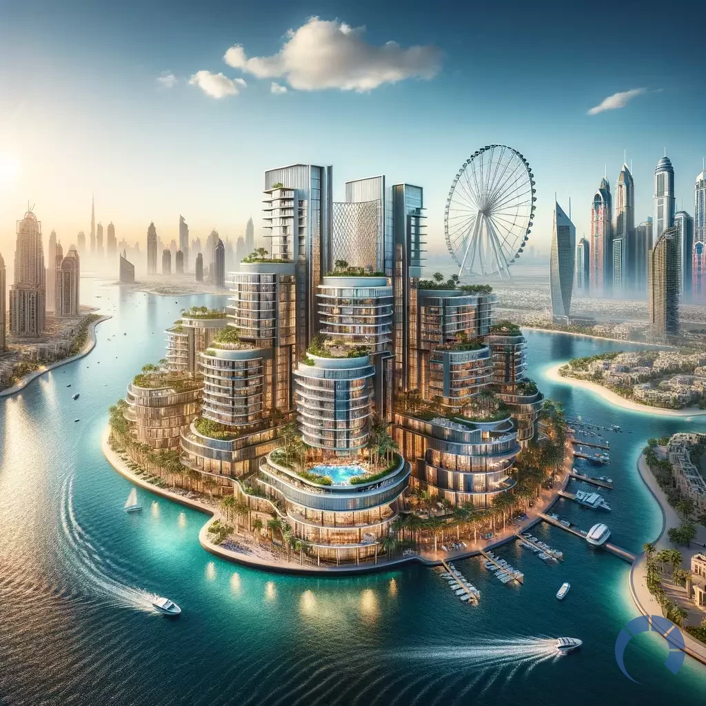 apartment on Bluewaters Island, Dubai, that has turned a massive profit, emphasizing the luxury and exclusivity of the property