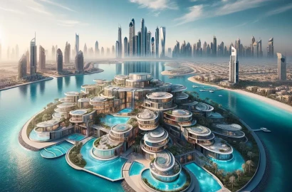 What are the unique design trends and architectural styles prevalent in luxury villas in Dubai?
