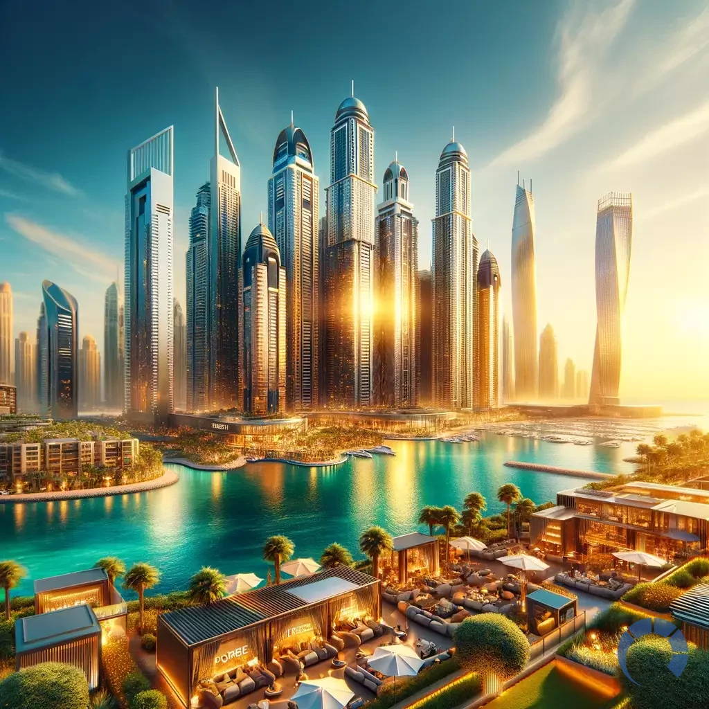 Dubai's real estate market, emphasizing the beauty