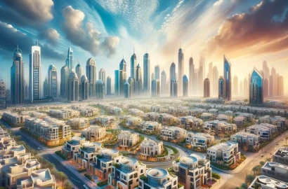 What are the different types of properties available in Dubai, UAE?