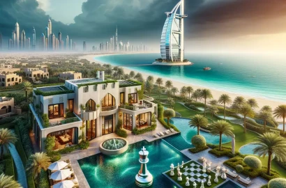 What are the hidden costs or potential risks associated with buying a villa in Dubai?