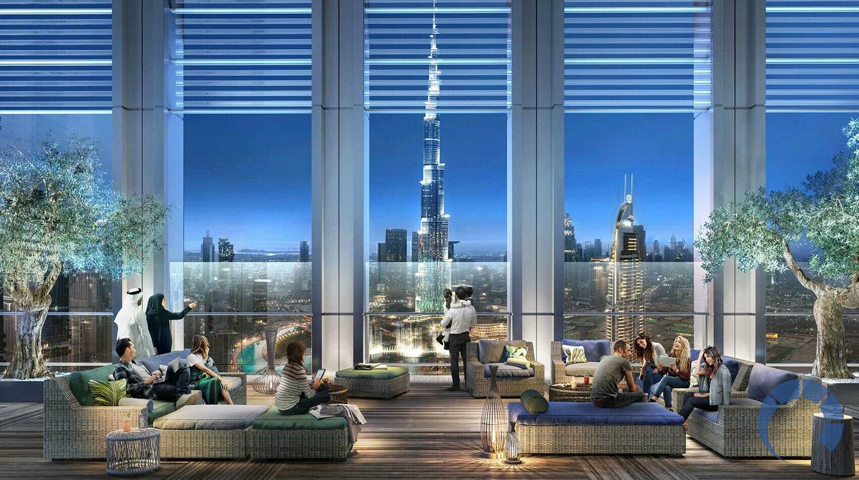 Apartment for SALE in Downtown Dubai, Dubai - Two Bedroom Apartment in Burj Royale , Downtown