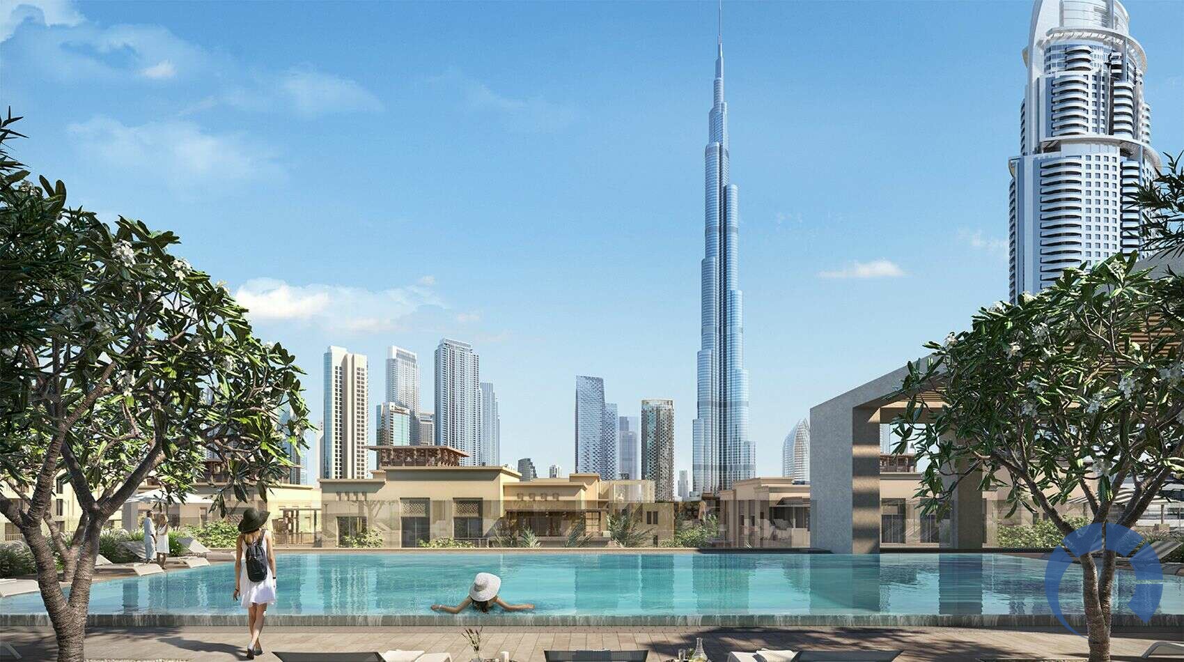 Apartment for SALE in Downtown Dubai, Dubai - Two Bedroom Apartment in Burj Royale , Downtown