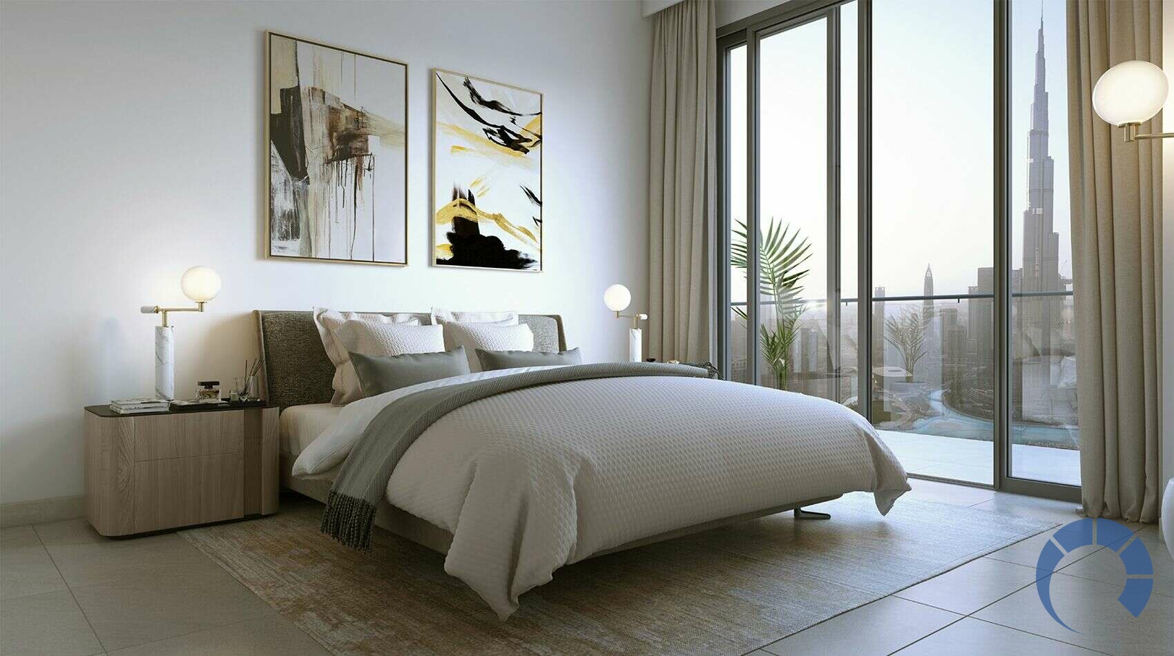 Apartment for SALE in Downtown Dubai, Dubai - Spacious 3 bedroom apartment in Downtown with Full Burj Khalifa view