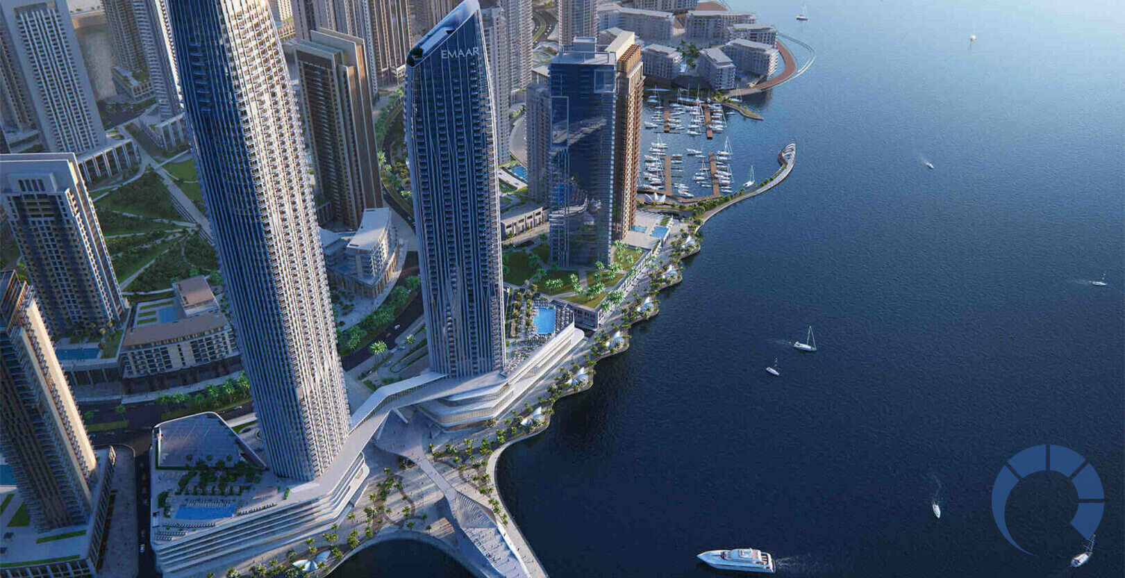 Apartment for SALE in Dubai Creek Harbour, Dubai - Three Bedroom Apartment for Rent in Address Harbour Point