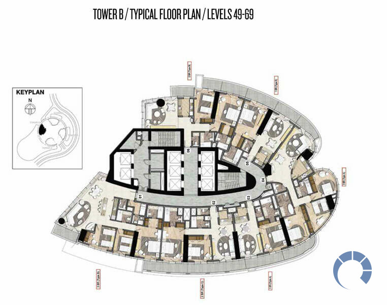 Apartment for SALE in Business Bay, Dubai - Two Bedroom Apartment for Sale in Damac Towers by Paramount
